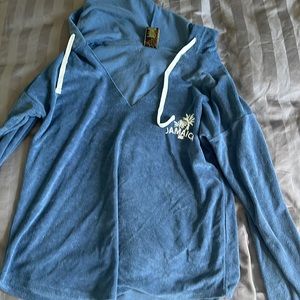 Blue Jamaica sweatshirt